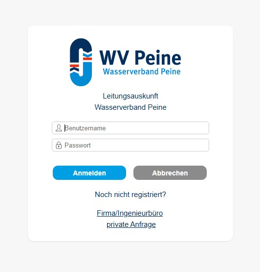 Anmeldefenster OPA